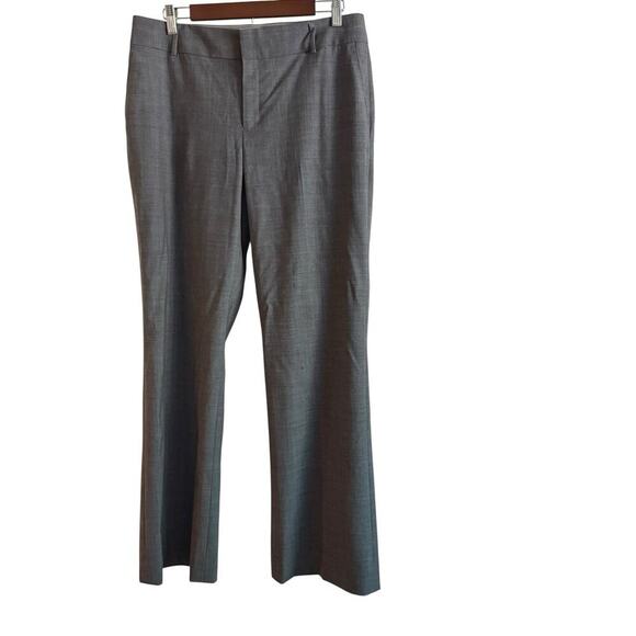 Banana Republic Martin Fit Women’s Dress Pants Size 10 Charcoal Gray Wool Blend - Picture 1 of 7